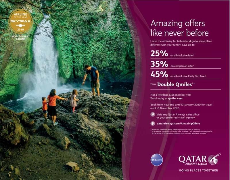 Qatar Airways Offers  2020