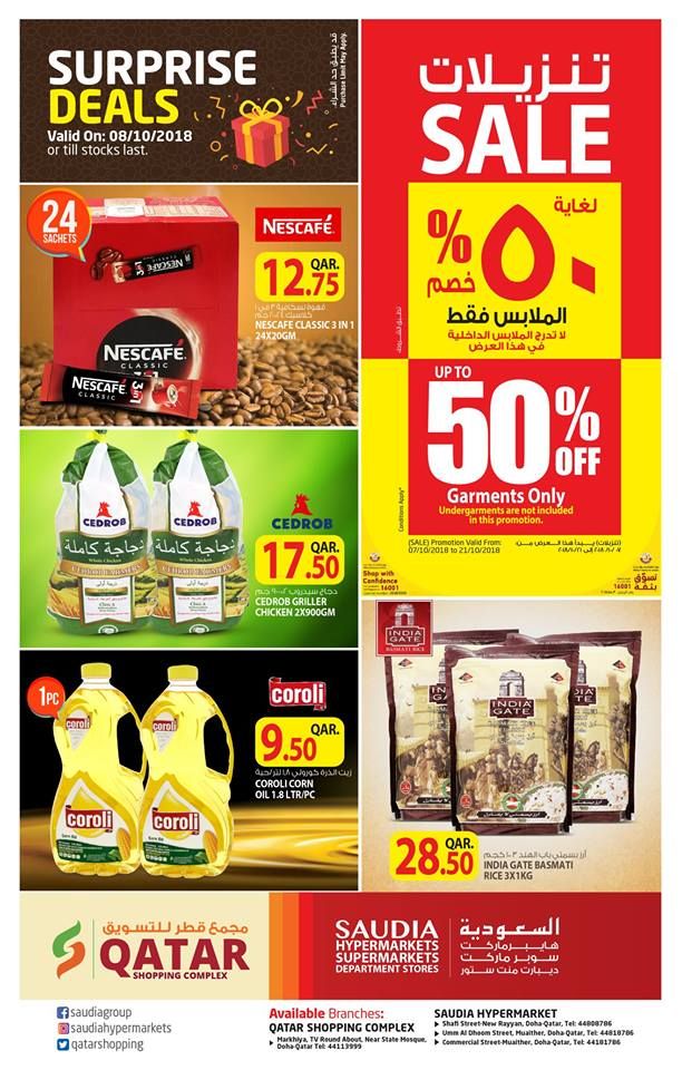 Offers Saudia Hyper Market  Qatar