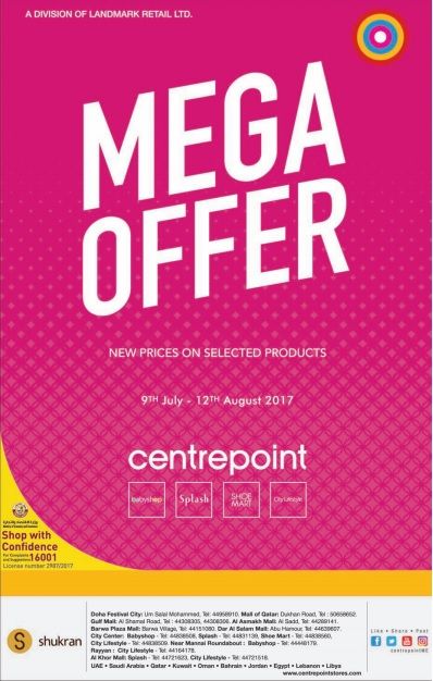 CentrePoint Qatar Mega Offers