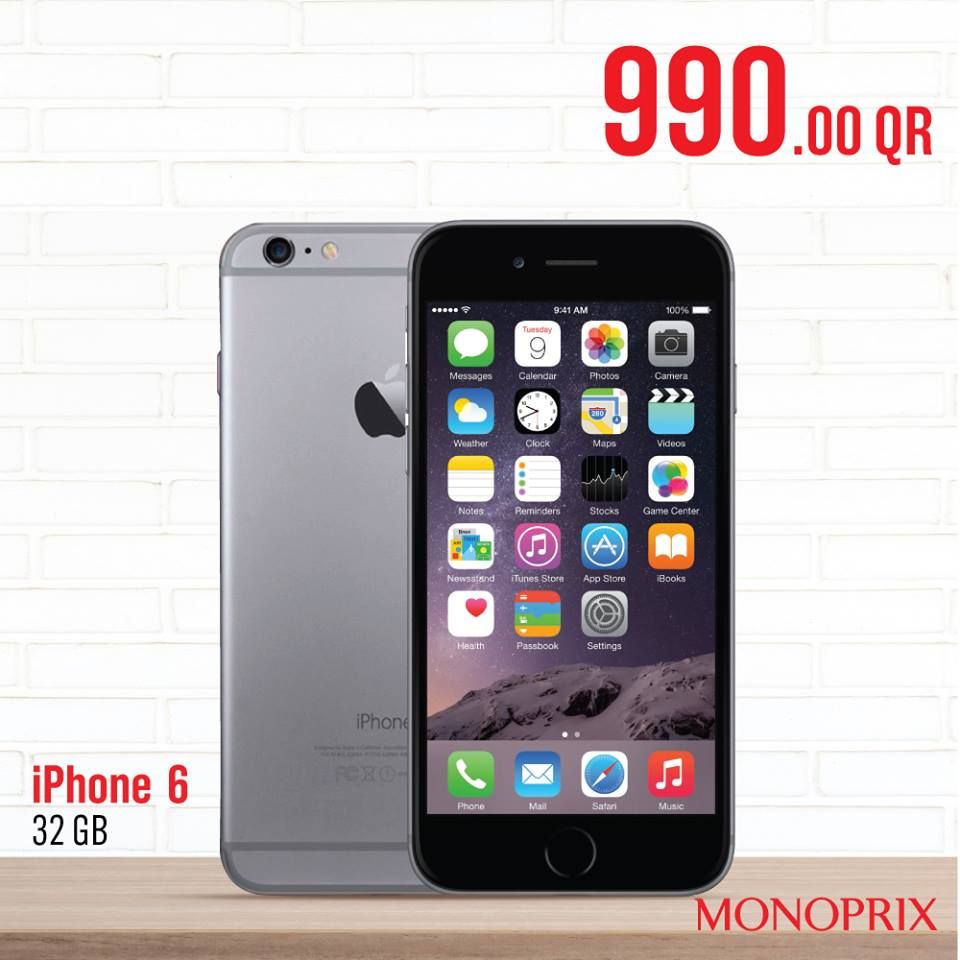 Offers Monoprix Qatar on iPhone 6