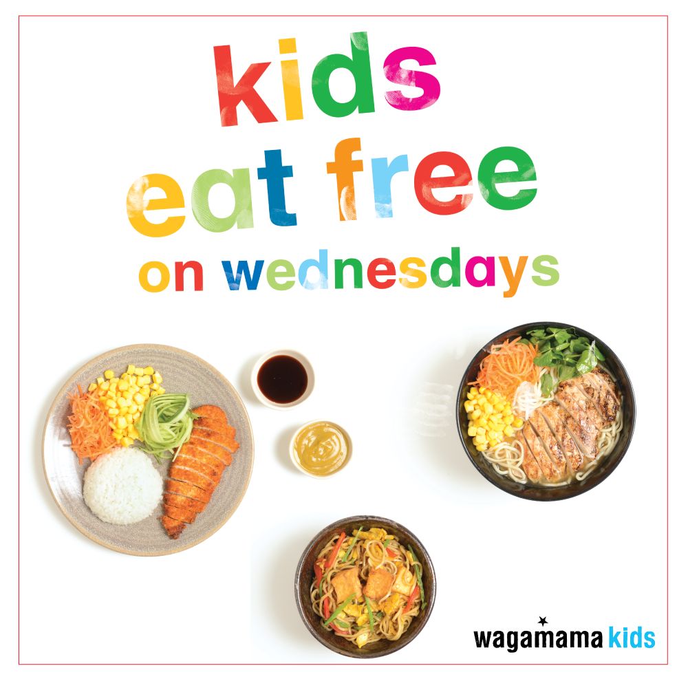 Kids Eat Free On Wednesdays at Wagamama Qatar