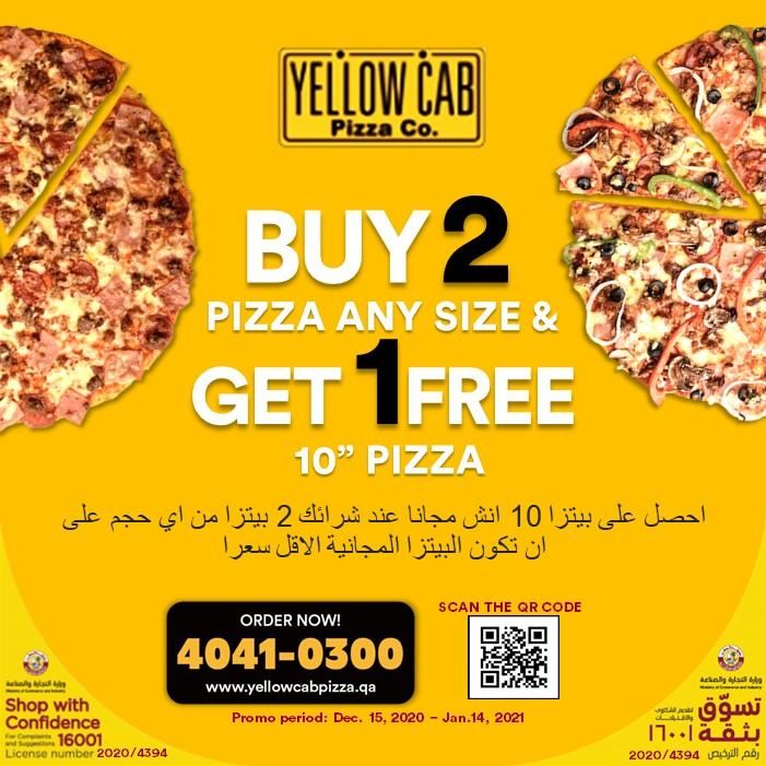 yellow cab pizza qatar offers 2020