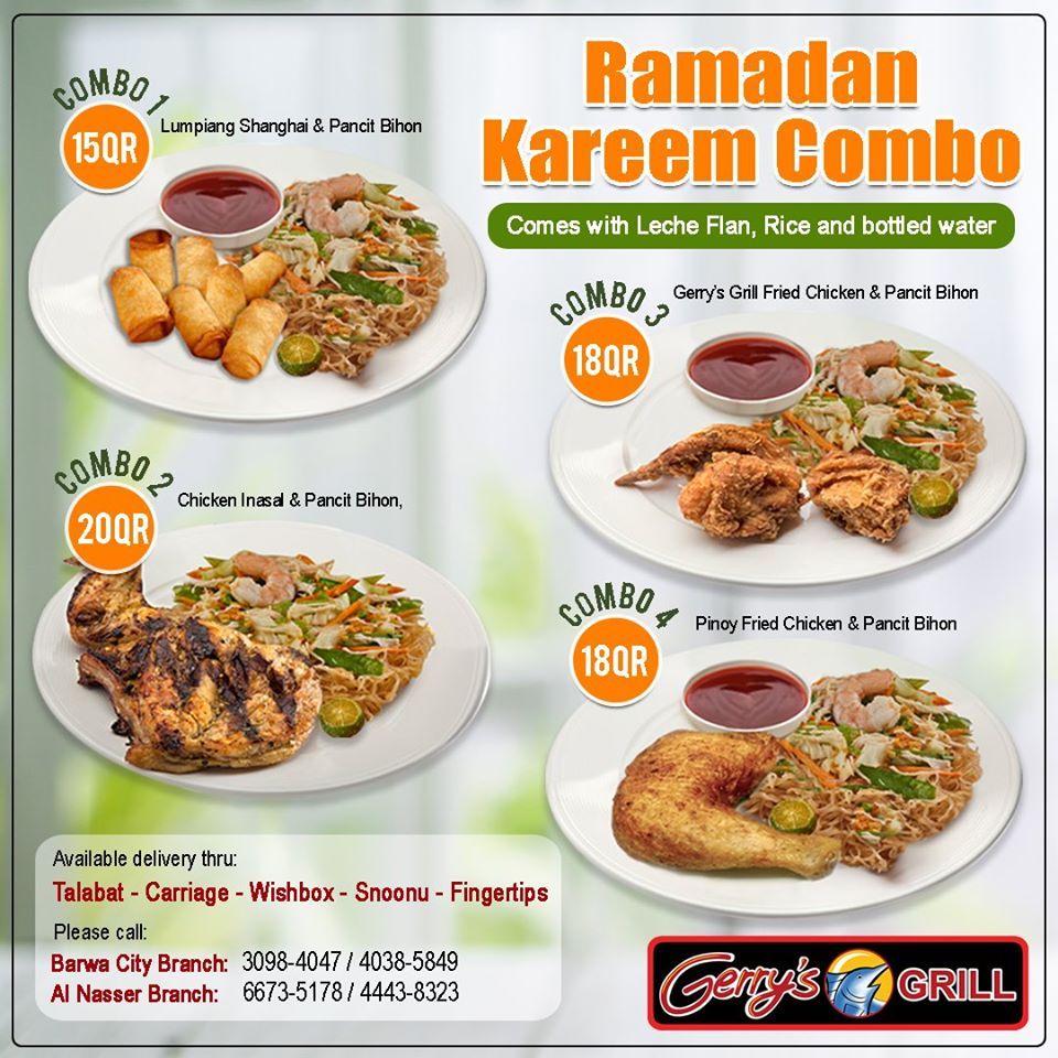 Gerry's Grill Qatar offers 2020