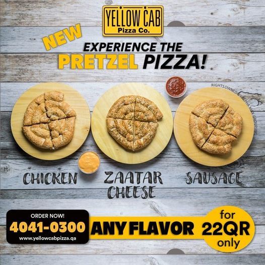 Yellow Cab Pizza Qatar offers 2021