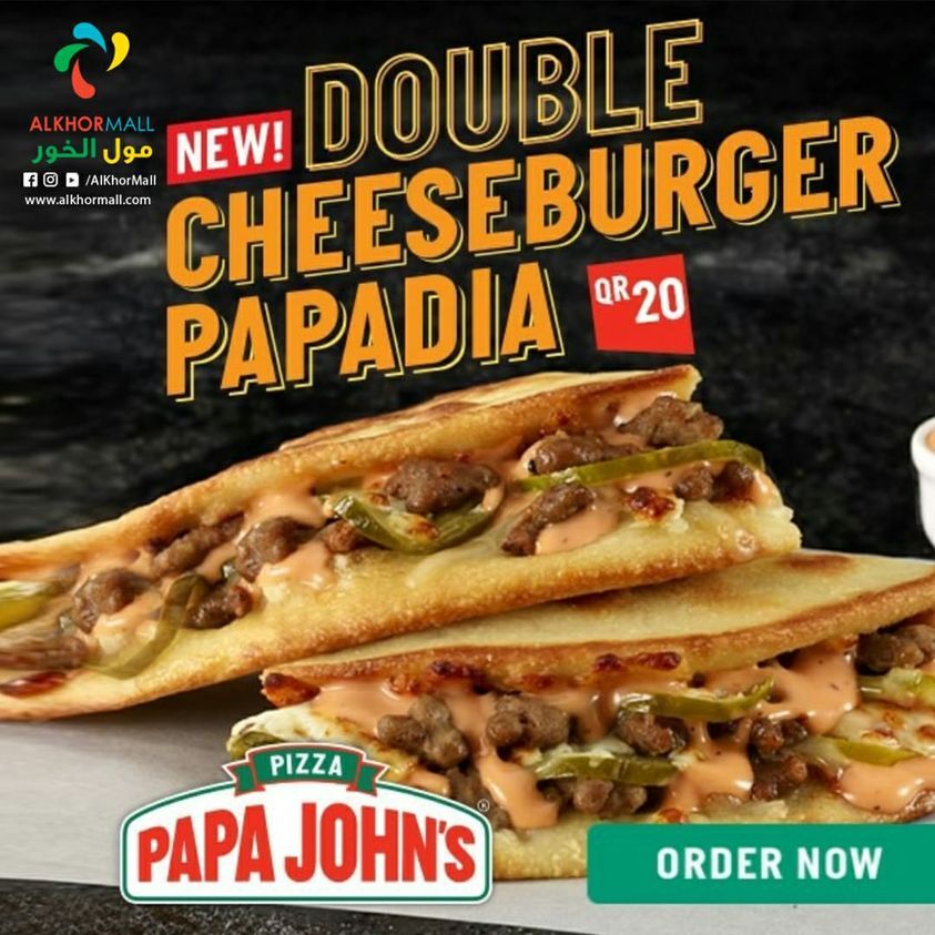 PAPA Johns Pizza Qatar offers 2021