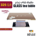 GLASS tea table