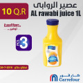 AL rawabi juice 1L assorted