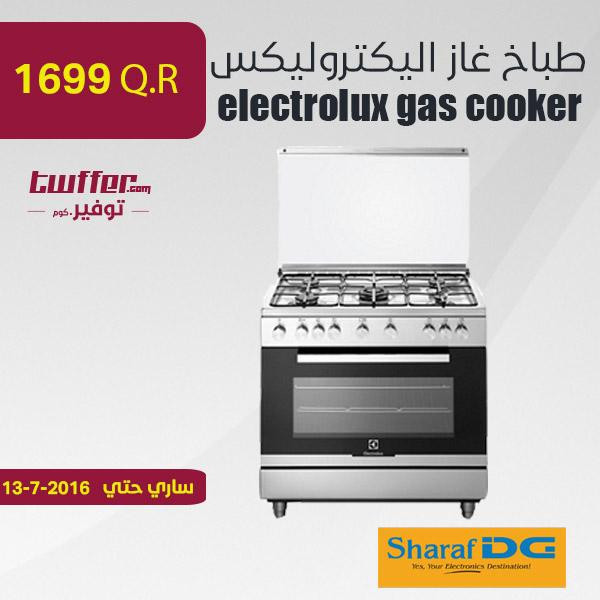 electrolux gas cooker