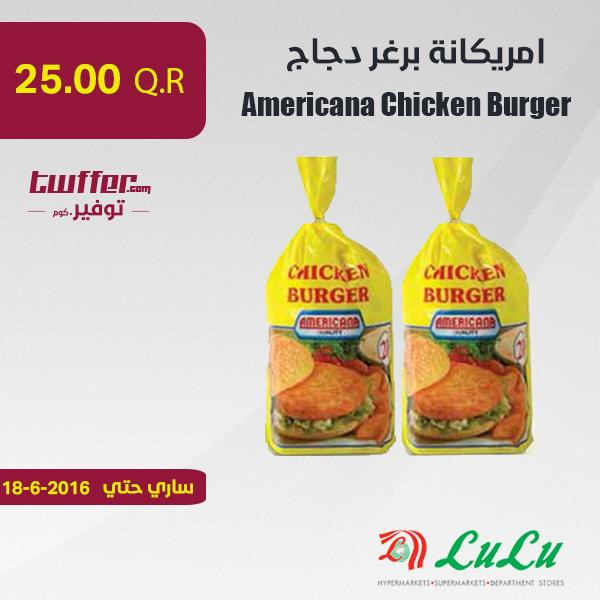 Americana Chicken Burger