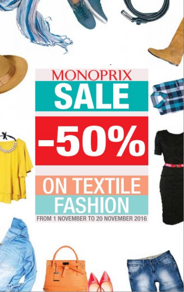 Monoprix Sale 50% Off