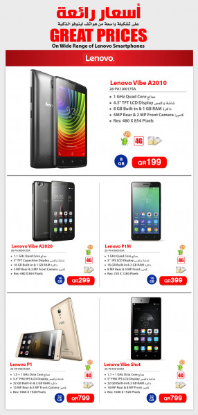 Great prices on wide range of Lenovo Smartphones