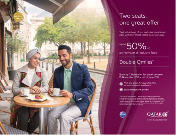 Two seats, one great offer