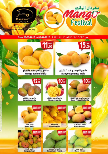 Mango Festival - Masskar hypermarket